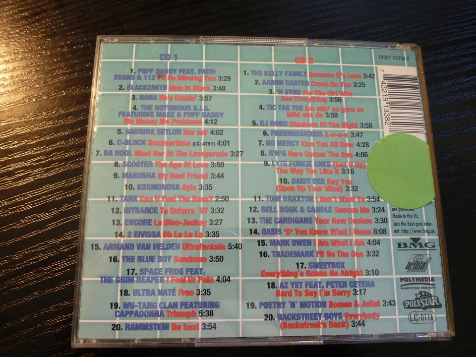 Just The Best Vol 13 / CD gebraucht sehr gut - Bild 2 von 2