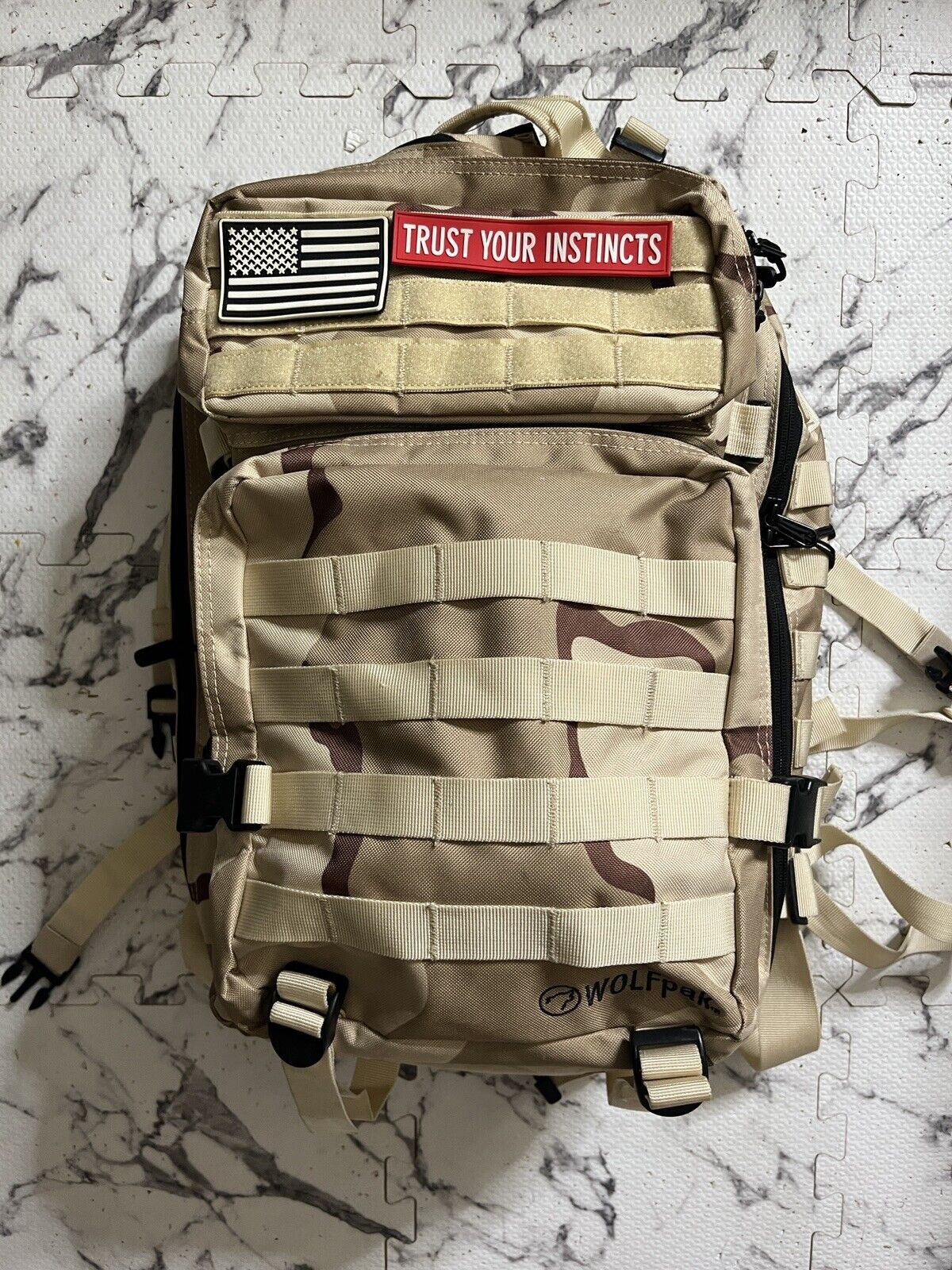wolfpak backpack 45L Liter Desert Camouflage (rare)