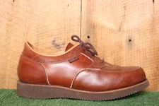Vintage MASON Brown Leather Oxfords w/Morflex Vibram Soles Sz. 10 EE