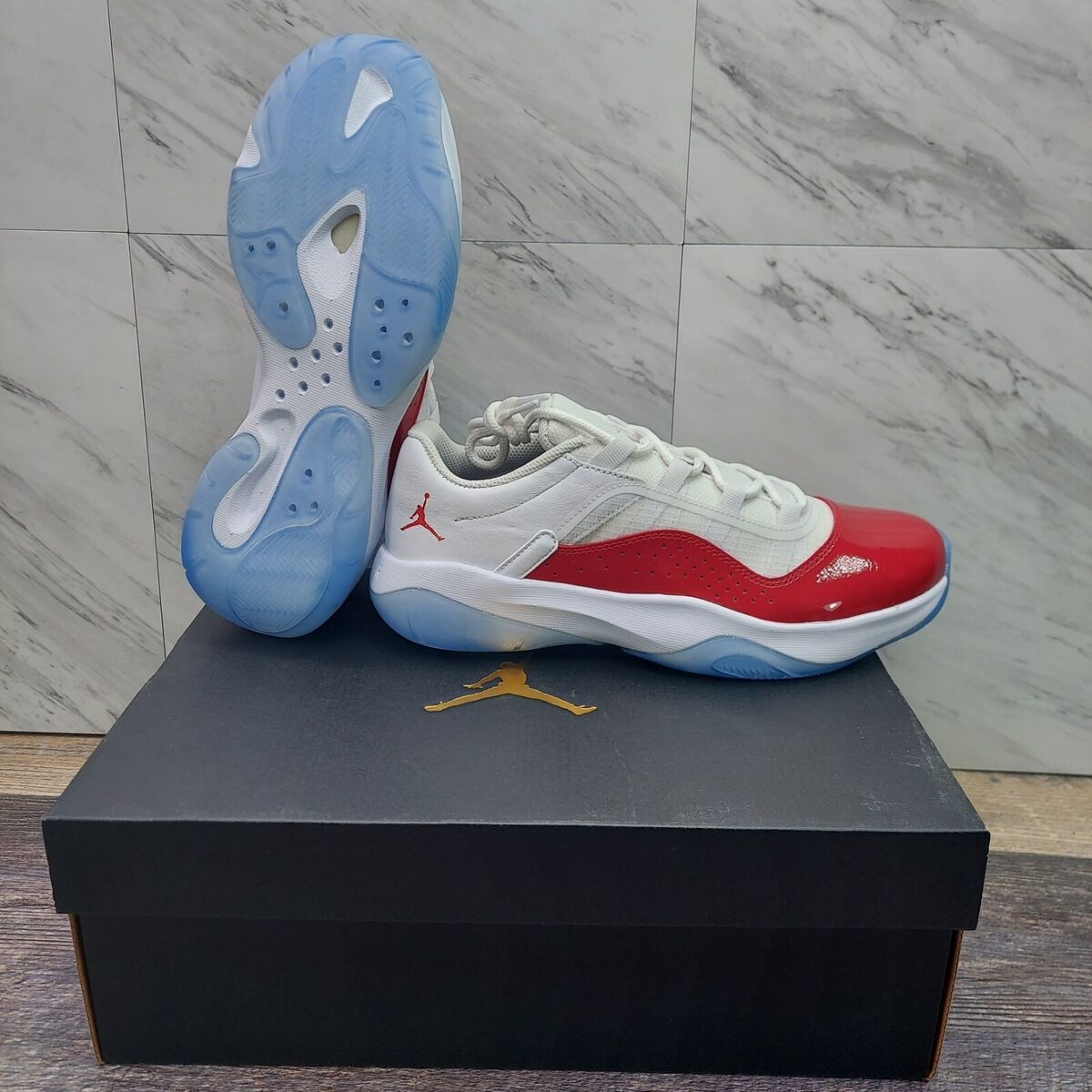 Nike Air Jordan 11 CMFT Low Cherry Red White Sneaker DN4180 Nike Air Jordan 11 CMFT Low Cherry Red White Sneaker DN4180