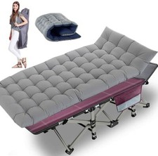 Adult Folding Cot with Mattress Guest Roll Away Camping Sleeper for camp Gift