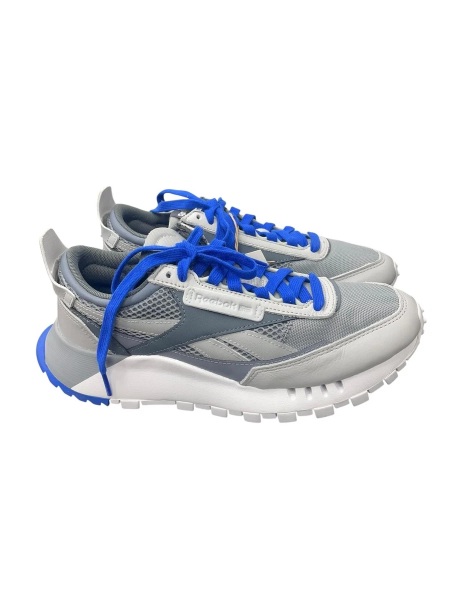 Reebok Classic Legacy Sneakers Grey Blue Men\'s Size 11 Reebok Classic Leather Legacy Cold Grey Blue for Sale  main image 4