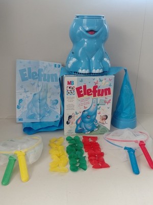 Hasbro MB Elefun Schmetterlingsfangspiel (2002) - vollständig, getestet & funktionsfähig