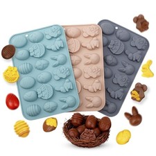 Easter Egg Silicone Chocolate Mould Bunny Kids Sugar DIY Craft Baking Candy Mold