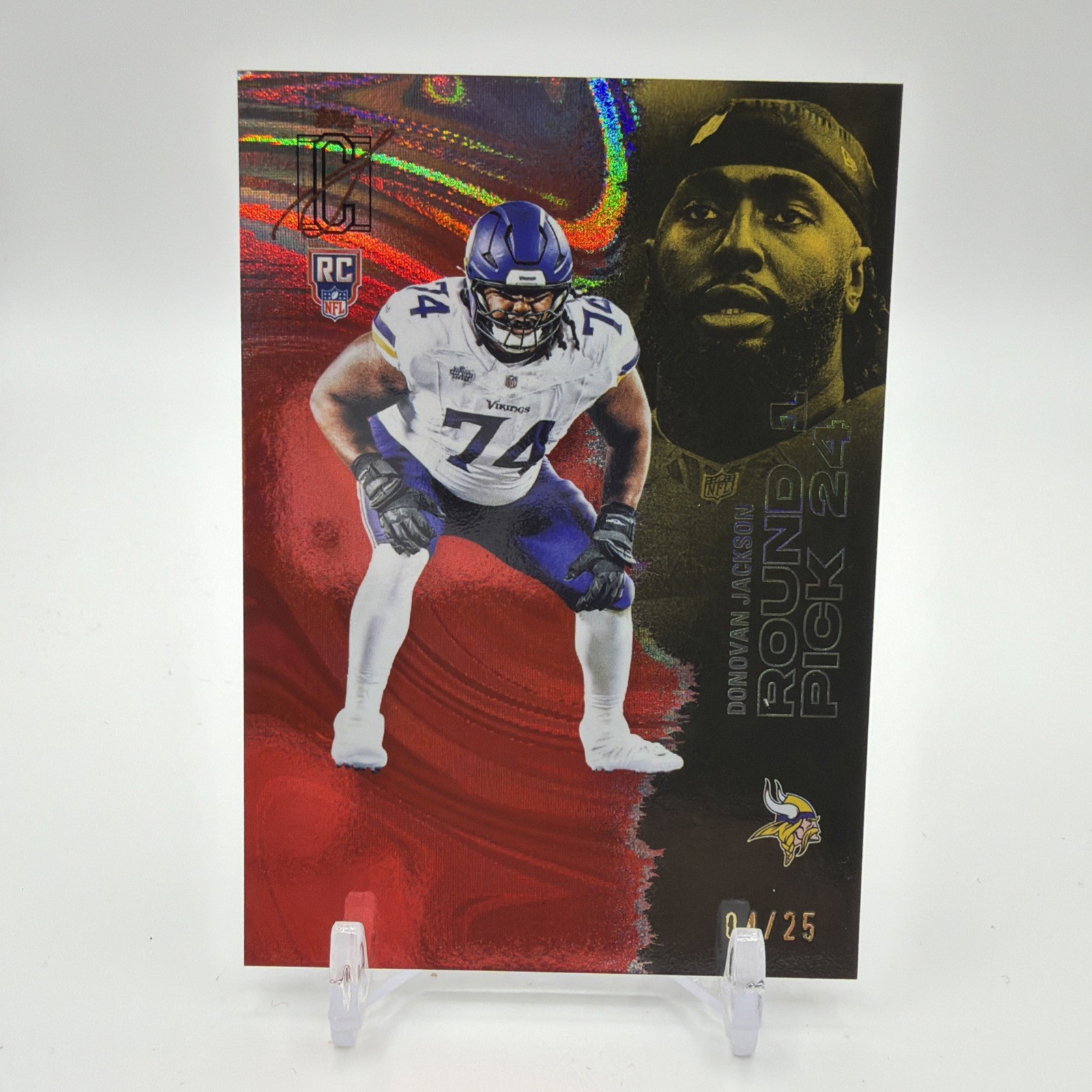 Donovan Jackson 2025 Topps Signature Class Vikings Rookie 24 #241 /25 RC