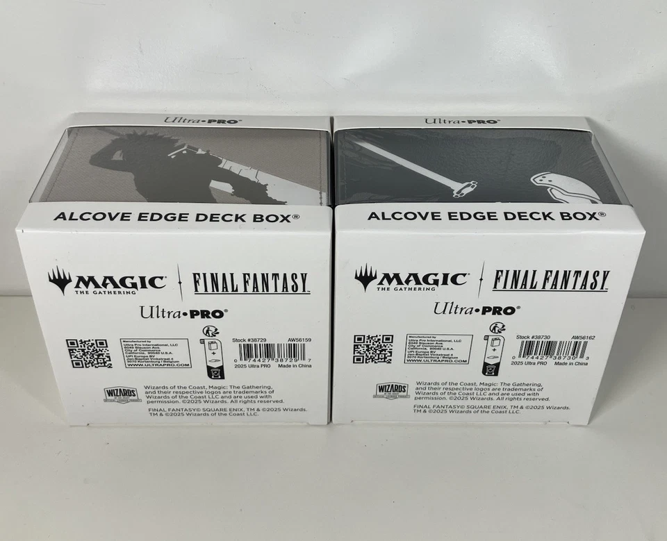 Ultra Pro MTG Final Fantasy Premium Alcove Edge Deck Box Sephiroth Cloud Set Nuevo Foto 2 de 4
