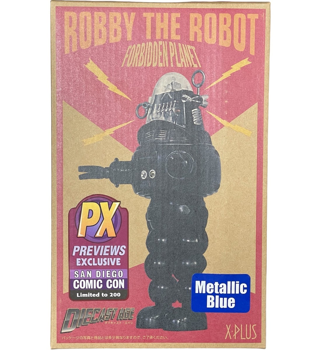 Robbyです 2013 SDCC X-PLUS FORBIDDEN PLANET ROBBY THE ROBOT BLUE DIE