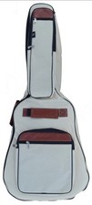 Beige Brown Canvas Gig Bag for Electric Guitar Single Capacity Soft Case