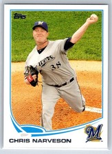 2013 Topps Update #US297 Chris Narveson Milwaukee Brewers
