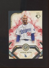 2025 Topps Diamond Icons Red Mookie Betts Dodgers DIAMOND 3/5