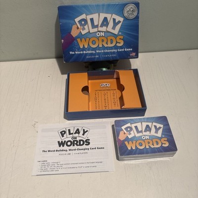 Play On Words Card Game the word-building, word-changing card game ages 8-88