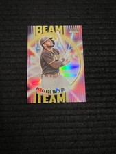 2022 Topps Stadium Club Chrome Fernando Tatis Jr Beam Team Gold Refractor /50