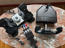Saitek Pro Flight Yoke System, Throttle Quadrant,  Rudder Pedals.