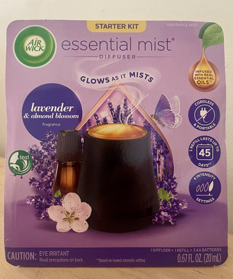 Air Wick LAVENDER & ALMOND BLOSSOM starter kit +  FREE REFILL