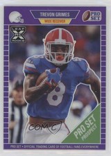 2021 Leaf Pro Set Metal Purple Rainbow 12/50 Trevon Grimes #89 no9