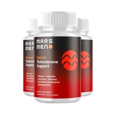 3-Pack Mars Men Capsules - MarsMen for Men Health Capsules - 180 Capsules