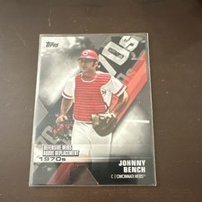 Topps 2020 Decade of Dominance Johnny Bench Cincinnati Reds DOD-20