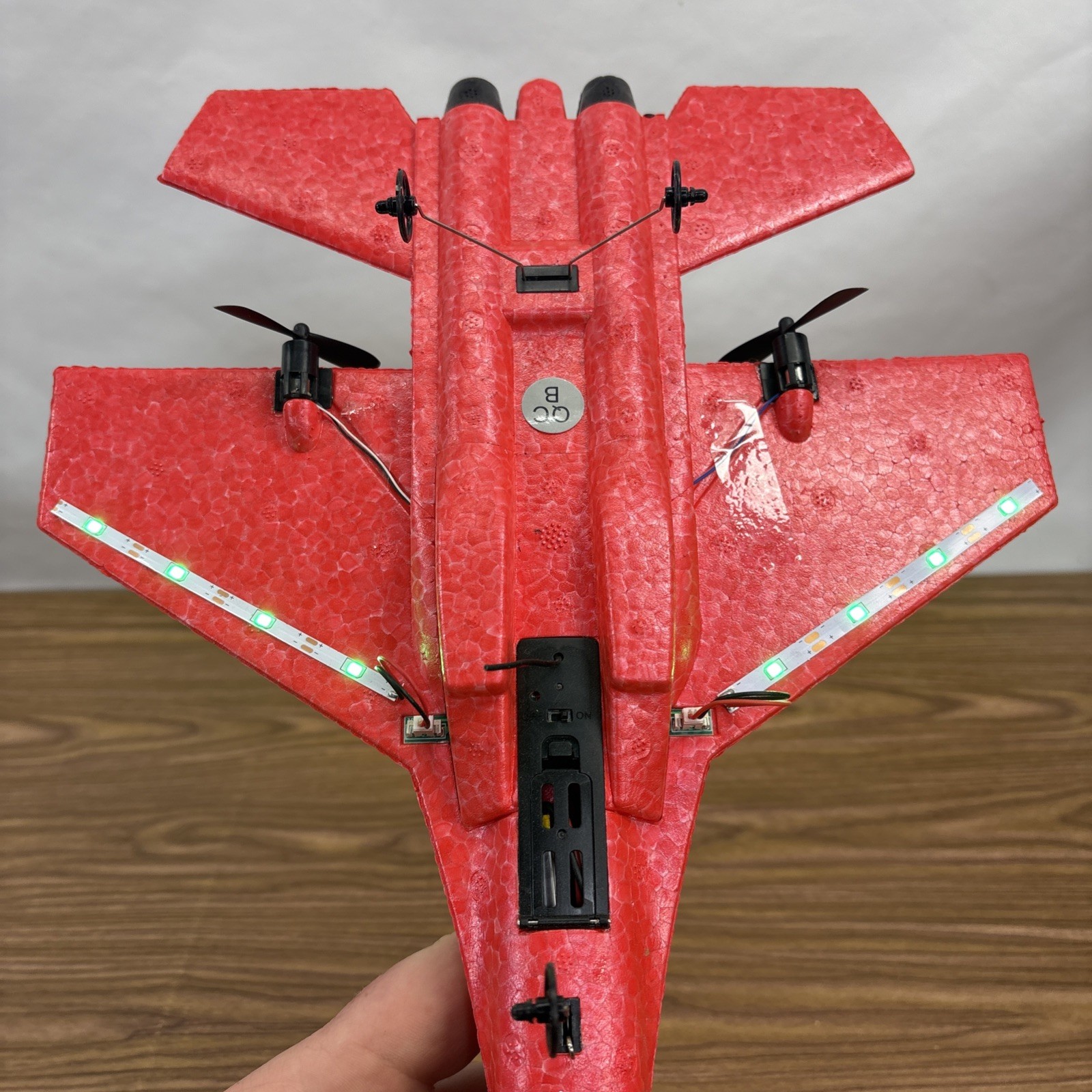 SU-35 Red RC Plane Toys 2.4G Remote Control Airplane Glider 2CH EPP For Beginner