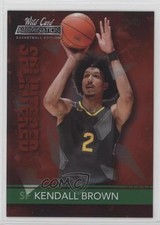 2021 Wild Card Alumination Splintered Red Chase - /99 Kendall Brown #ASP-33 0uh2