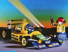 Playmobil -- Pièce de rechange -- Voiture formule 1 - 3603-A