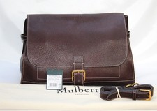 MULBERRY Chiltern Oxblood leather satchel  / shoulder bag, dustbag & tag
