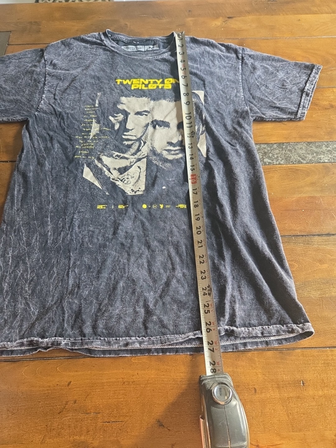 Official Twenty One Pilots 2019 The Bandito Tour Concert Shirt Mineral Wash Med image 5
