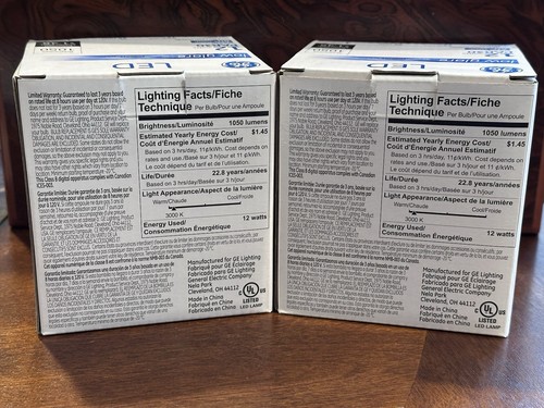GE - 42131 - LED - Reflector Flood Light - 12W Par30 - E26 - Dimmable - 2 Pack - Picture 2 of 2