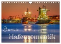 "Calendar 2027 · US Version · Bremen Harbor Romance (Wall Calendar 2027 12\" × 8\""