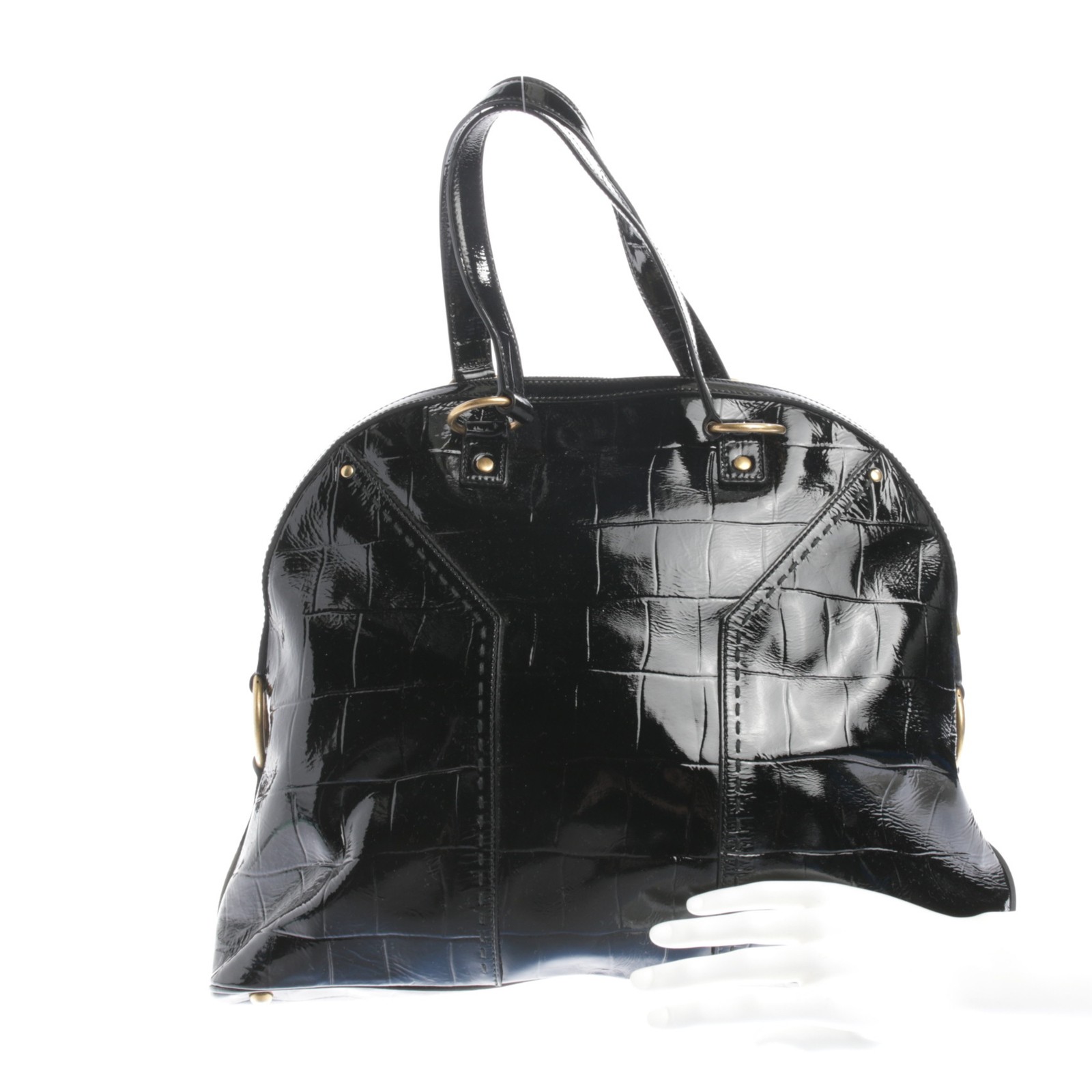 Borsa a mano Saint Laurent nera