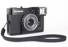 All Works Near MINT Olympus Pen EF Black Half Frame Film Camera From JAPAN