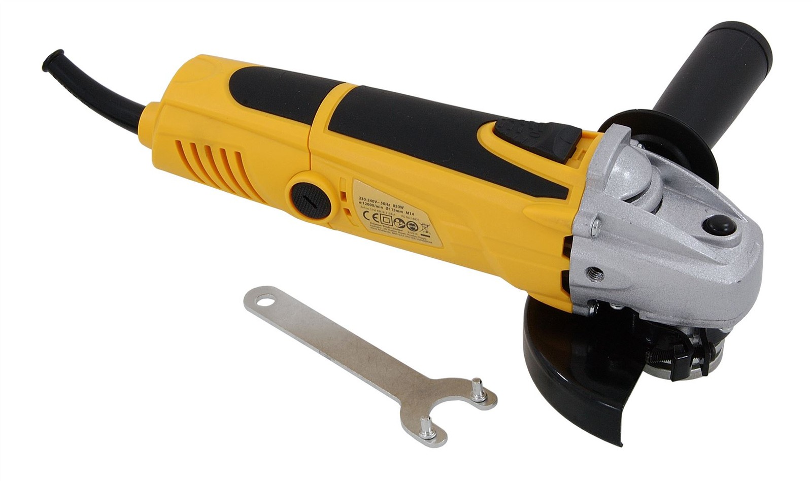- Angle Grinder 850W 4.5" 115mm Electric & 3 Discs Heavy Duty Ct1648 - Image 5