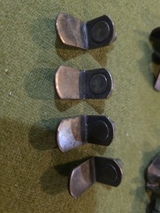 Henredon Scene One Shelf Support Pegs Set Of 4 Clips Pins Brass China Cabinet