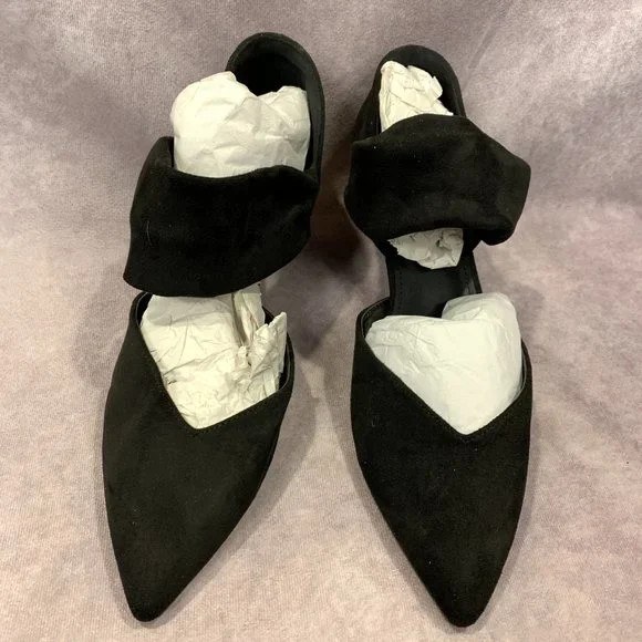 ЖЕНСКИЕ ТУФЛИ НА НИЗКОМ КАБЛУКЕ COUTGO - РАЗМЕР: ДЛЯ ЖЕНЩИН 7 - ЧЕРНЫЙ/BLACK