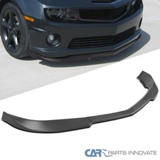 Fit 10-13 Chevy Camaro V6 Matte Black Front Bumper Lip Spoiler Splitter Body Kit