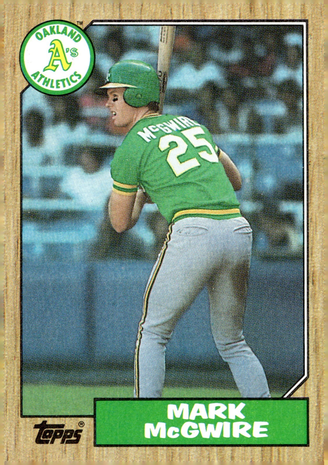 1987 Topps #366 Mark McGwire