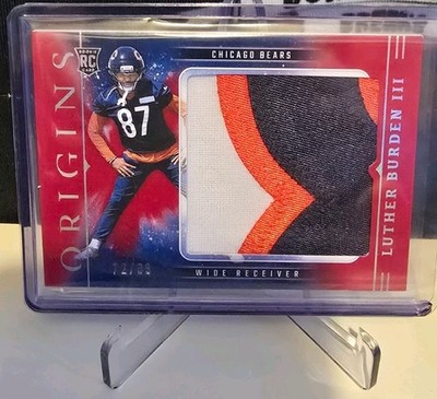 Panini Origins NFL 2025 Rookie Luther Burden III Chicago Bears /99 Patch