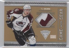 2011-12 Panini Titanium Game-Worn Gear Patch /25 TJ Galiardi #10 Patch 2a8