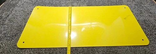 (QTY 5)RiteHite 25"x 10-1/4" Caution Back In Or PullOut On Green Light Only Sign image 4