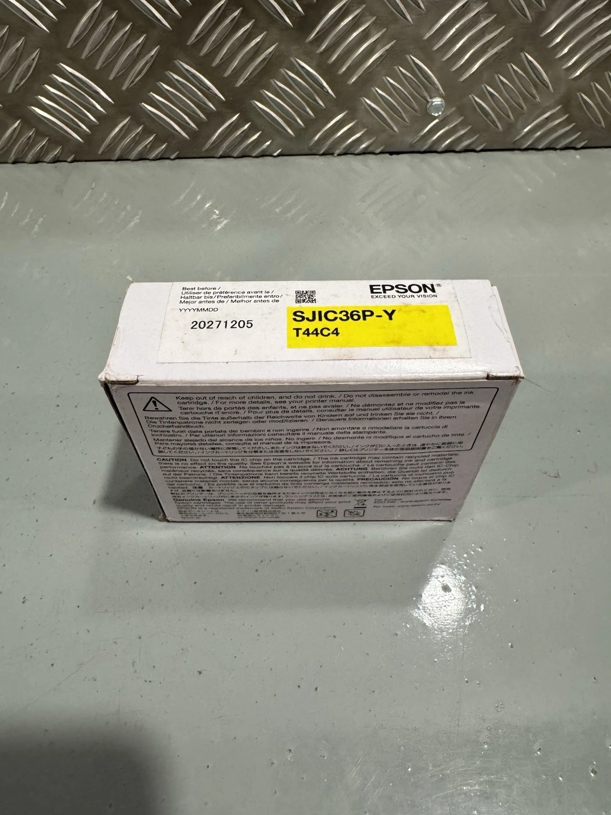 Genuine Epson SJIC36P-Y 80ml Yellow Ink Cartridge Brand New EXP 2027 4