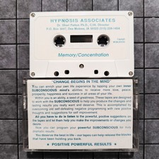 Dr. Shari Patton - Memory / Concentration - Cassette Tape, 1988 - EXCELLENT