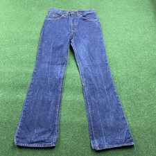 Vintage Levis 517 Pants Mens 29 Blue 70S Denim Flare Jeans FITS 28x29 USA MADE