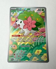 Pokemon Shaymin 185/182 Sv10: Destined Rivals Illustration Rare NM