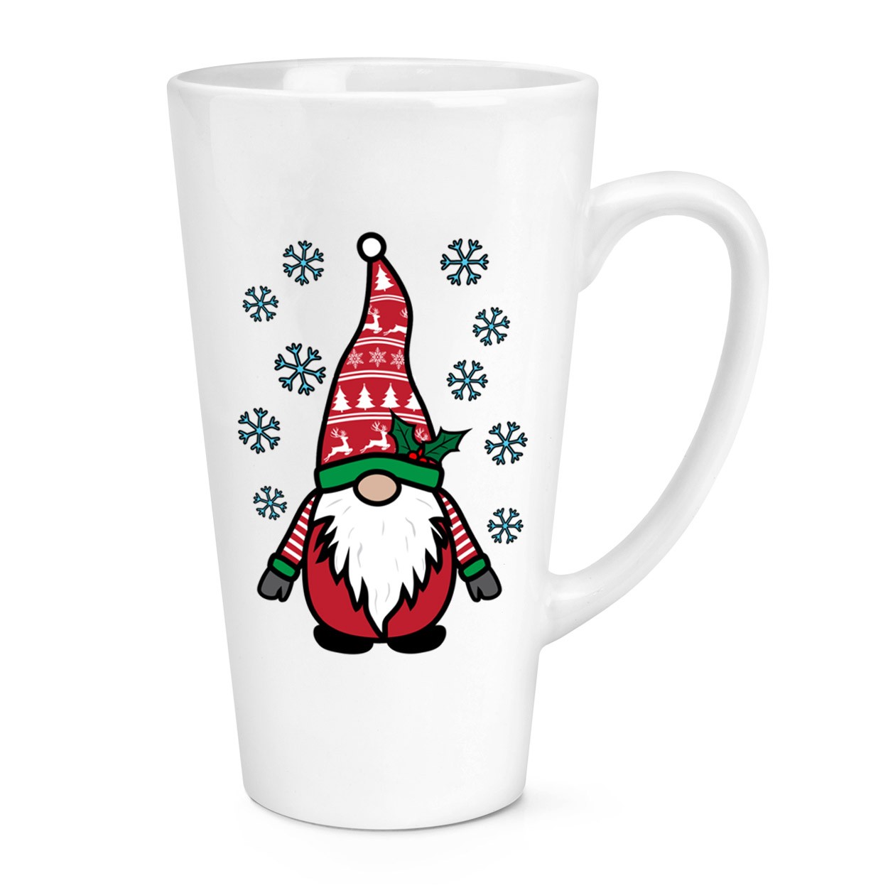 Gonk Gnome Red Festive Santa Christmas 17oz Large Latte Mug Cup Father Christmas