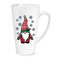 Gonk Gnome Rot Festliche Santa Weihnachten 483Ml Groß Latte Becher Tasse