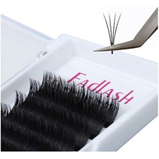 Fadlash Easy Fan Lashes D Curl 0.07 15mm Single Lashes Russian Lashes Natural Lo