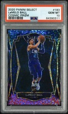 2020-21 Panini Select Premier Level LaMelo Ball #183 Cosmic PSA 10 (RC) Pop 5