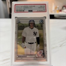 2020 Bowman 1st  Prospects Jasson Dominguez PSA 10