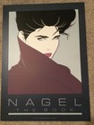 Vintage 1985 Promo Sample Poster for NAGEL THE BOOK The Art of Patrick Nagel — photo 1