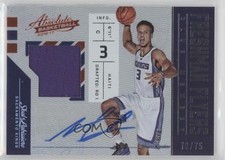 2016-17 Panini Absolute Freshman Flyer Jersey 70/75 Skal Labissiere #27 Auto oh4