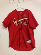 Cardinals Size L Authentic Majestic Red Jeresy